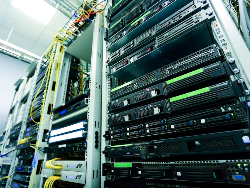 Server Room Fiber Patching